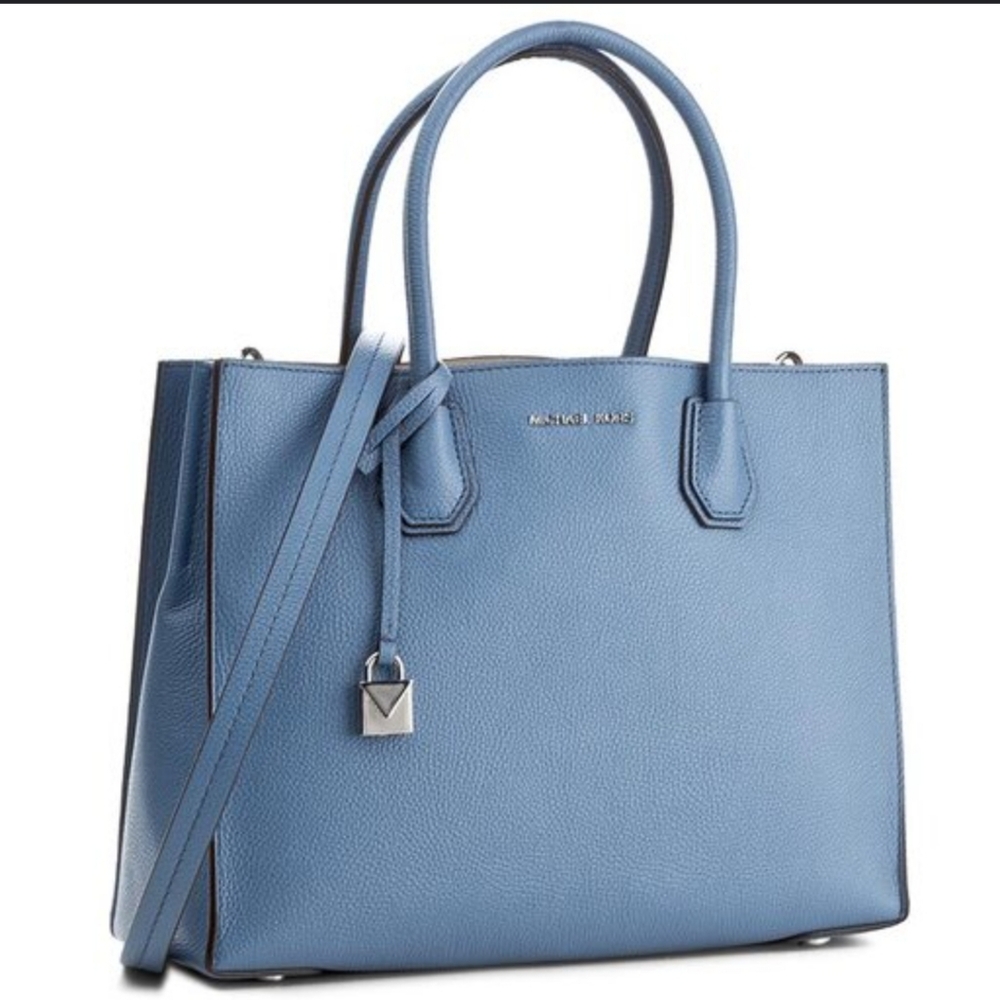 Michael Kors Pebbled Leather Mercer Large Tote Handbag NWT No CrossBody Strap